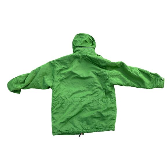 Vintage 80’s Post Card Italian ski wear 2 piece suit size 48 bright green retro - Picture 6 of 11